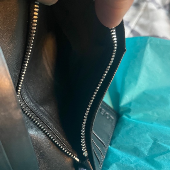 Authentic LOEWE Long Horizontal Navy Blue Leather Wallet - PreLoved - Picture 5 of 11